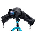 JJC 一眼レフレインカバー カメラレインカバー レンズ?18x14x34cm 適用 二重防水ジッパーデザイン 透明窓 Sony A7RIV A7RIII A7...