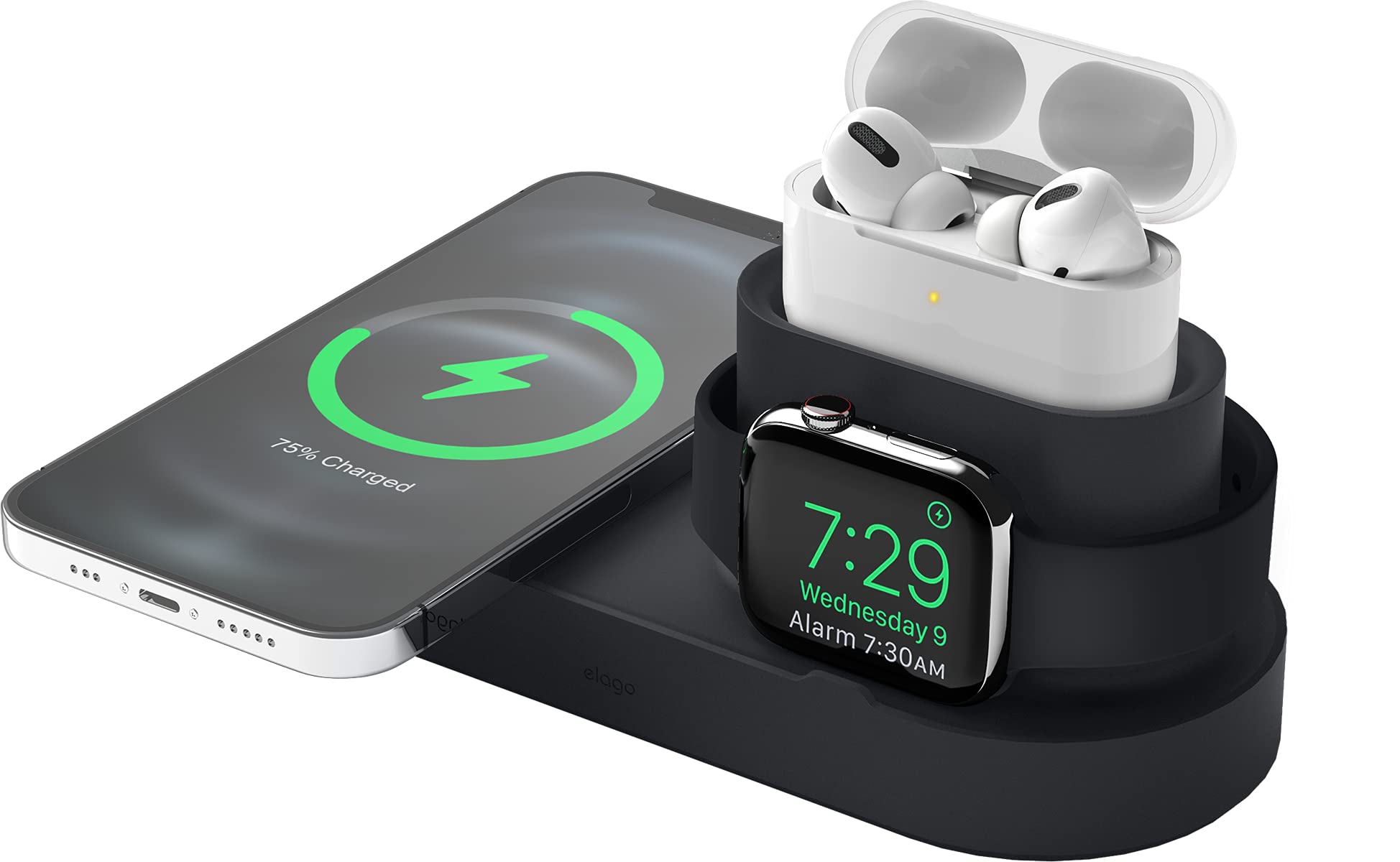 elago MagSafe/AppleWatch [d LightningP[u Ή X^h g[ MagSafe[d AppleWatch[d CgjOP[u  [ hbN iCgX^h Ή X^h [ }OZ[t/Apple Watch/CgjO/P[u Ή ] CHARGING HUB TRIO ubN