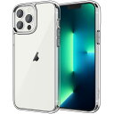 JEDirect iPhone13ProMax 保護ケース(6.7インチ専用13 Pro Max) 黄ばみなし 衝撃吸収 バンパーカバー 傷つけ防止 クリアバック (クリア)