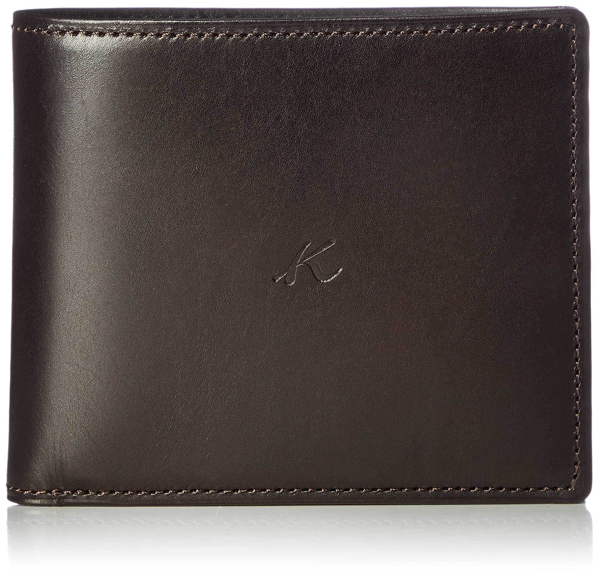 キタムラ 財布 メンズ [キタムラ] カーフ 二折財布（札入れ） RH0582 メンズ チョコ [茶色] 62621