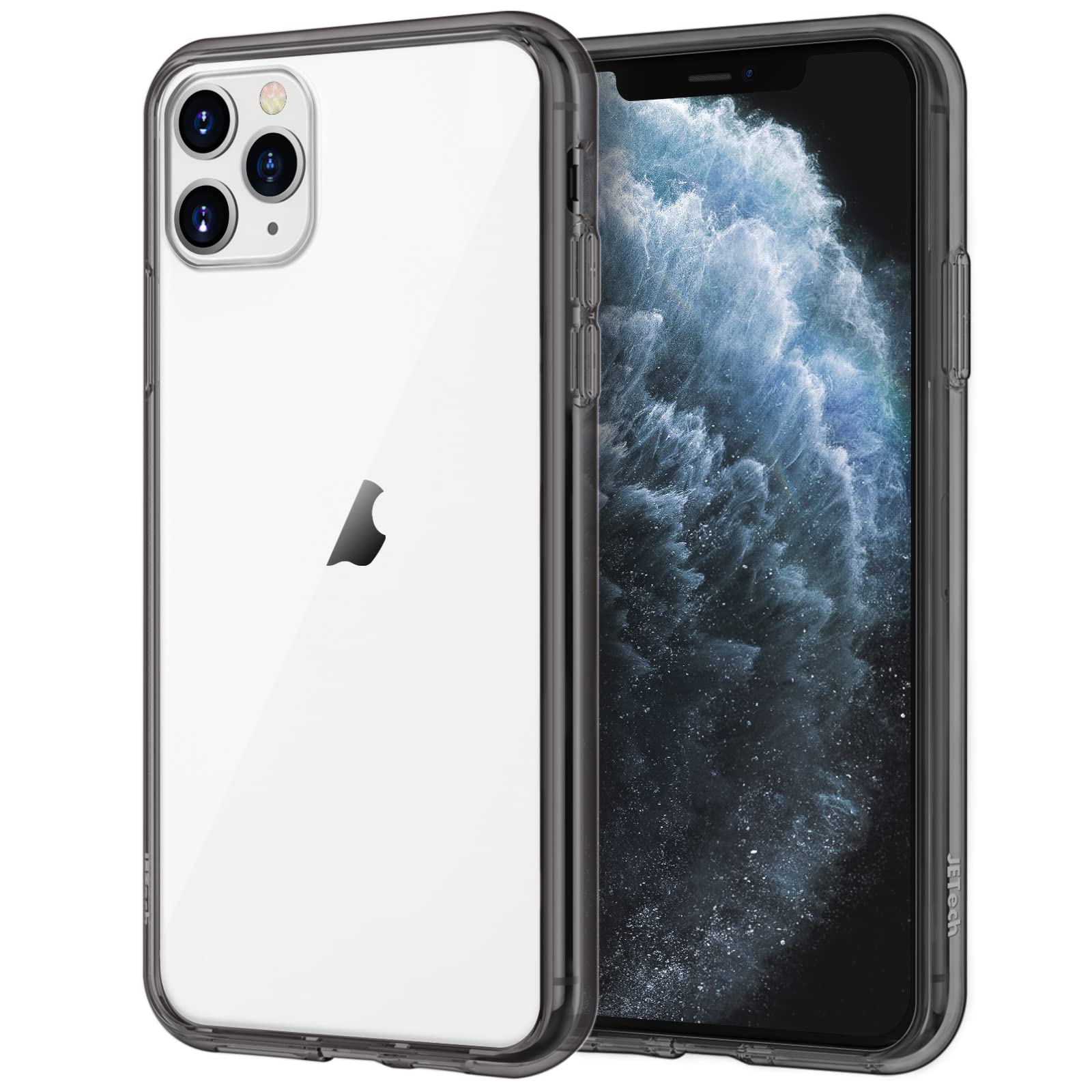 JEDirect iPhone11ProMaxP[X 2019 f6.5C`p 11 Pro Max ΂݂ȂՌz op[Jo[ h~ NAobN (ubN)