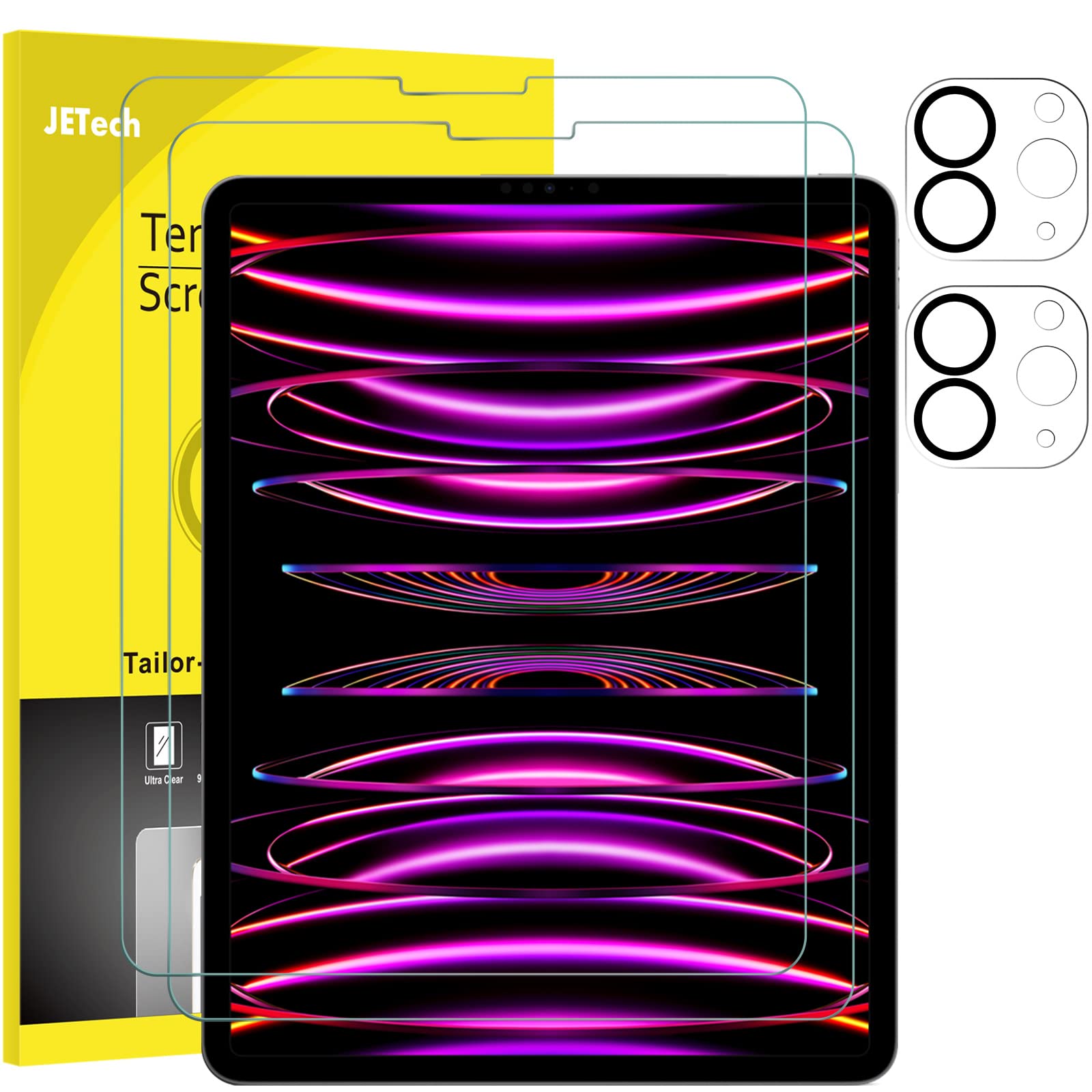 JEDirect �վ��ݸ�ե���� iPad Pro 12.9�����(2022/2021/2020��ǥ롢��6/5/4������) ������󥺥ե�����դ� ������...