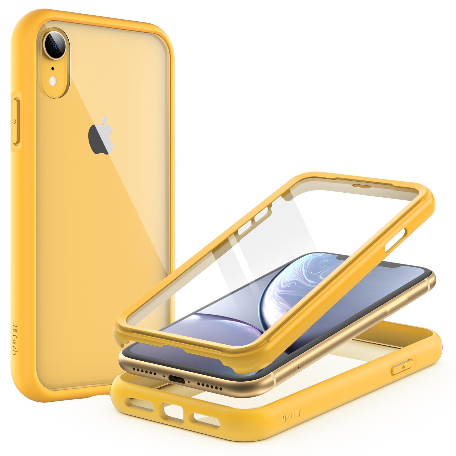 JEDirect iPhone XR P[X 6.1C`p h~ tیtB t{fB 360S یJo[ NAobN (CG[)