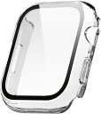 elagoApple Watch Series 9 8 7 45mm 対応 対応 カバー 耐衝撃 クリア ケース ガラスフィルム セット [ アップルウォッチ9...