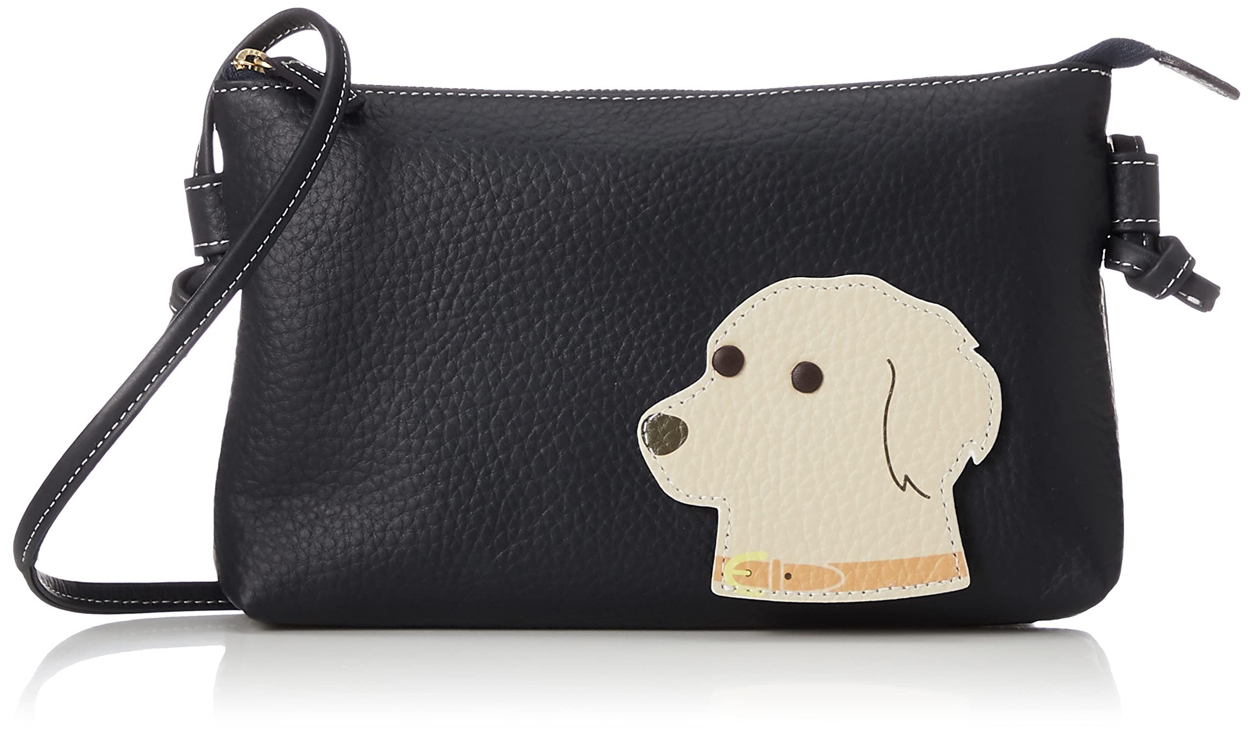 [キタムラ] わんちゃん ショルダーバッグ P-0668 レディース ダークブルー（ゴールデンレトリバー） [紺] 10105