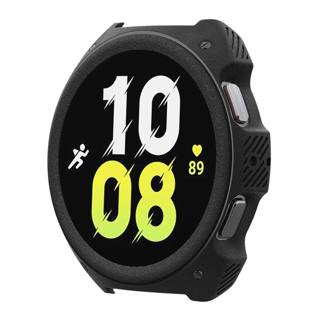 Caseology Galaxy Watch 5 P[X 44mm / Watch 4 P[X 44mm ThXg[ TPU _ ϋv ی Ȃ ˋNJo[ ʕی H[g - }bgubN