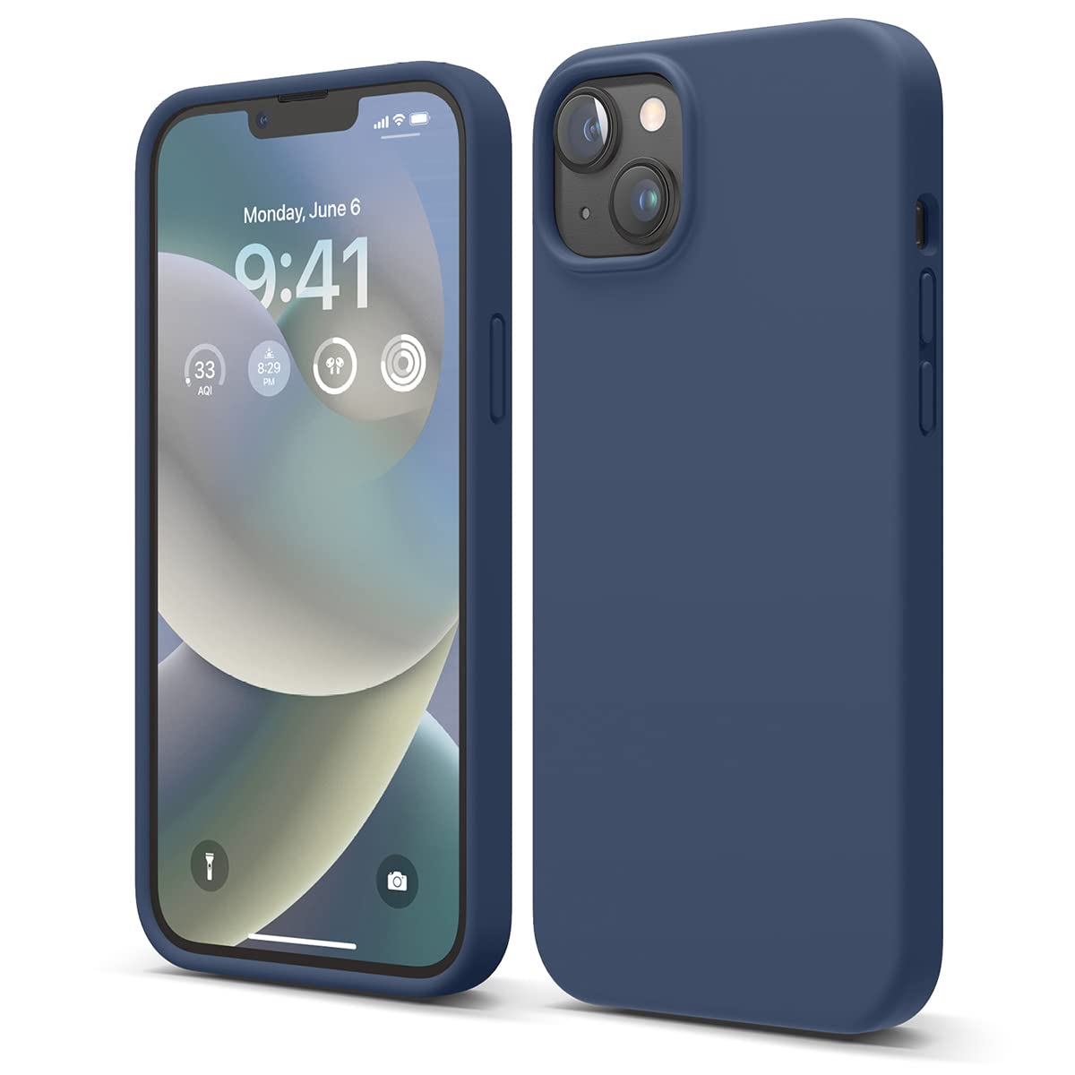 Rakuten - elago iPhone14Plus 対応 ケース シリコン カバー シンプル スマホケース 耐衝撃 薄型 スマホカバー スリム 衝撃吸収 iPhoneケース 対衝撃 シリコンケース [ Apple iPhone14プラス iPhone14 Plus iPhone14+ アイフォン14Plus アイフォン14プラス 対応 ] SILICONE CASE ジーン