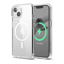 elago iPhone14 対応 カバー ケース クリア MagSafe 対応 マグネット 付き シンプル スマホケース 耐衝撃 マグセーフ対応ケース 薄型 ...
