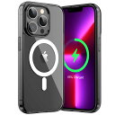 JEDirect iPhone13ProMax マグネット ケース(13 Pro Max 6.7インチ用) MagSafe ワイヤレス充電対応 衝撃吸収 バンパ...