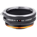 新型KF Concept レンズマウントアダプター EF-FX IV マニュアルフォーカス キヤノン(EF/EF-S)マウントレンズ → 富士フィルムXマウント装着 艶消し仕上げ 反射防止 無限遠実現メーカー直営店
