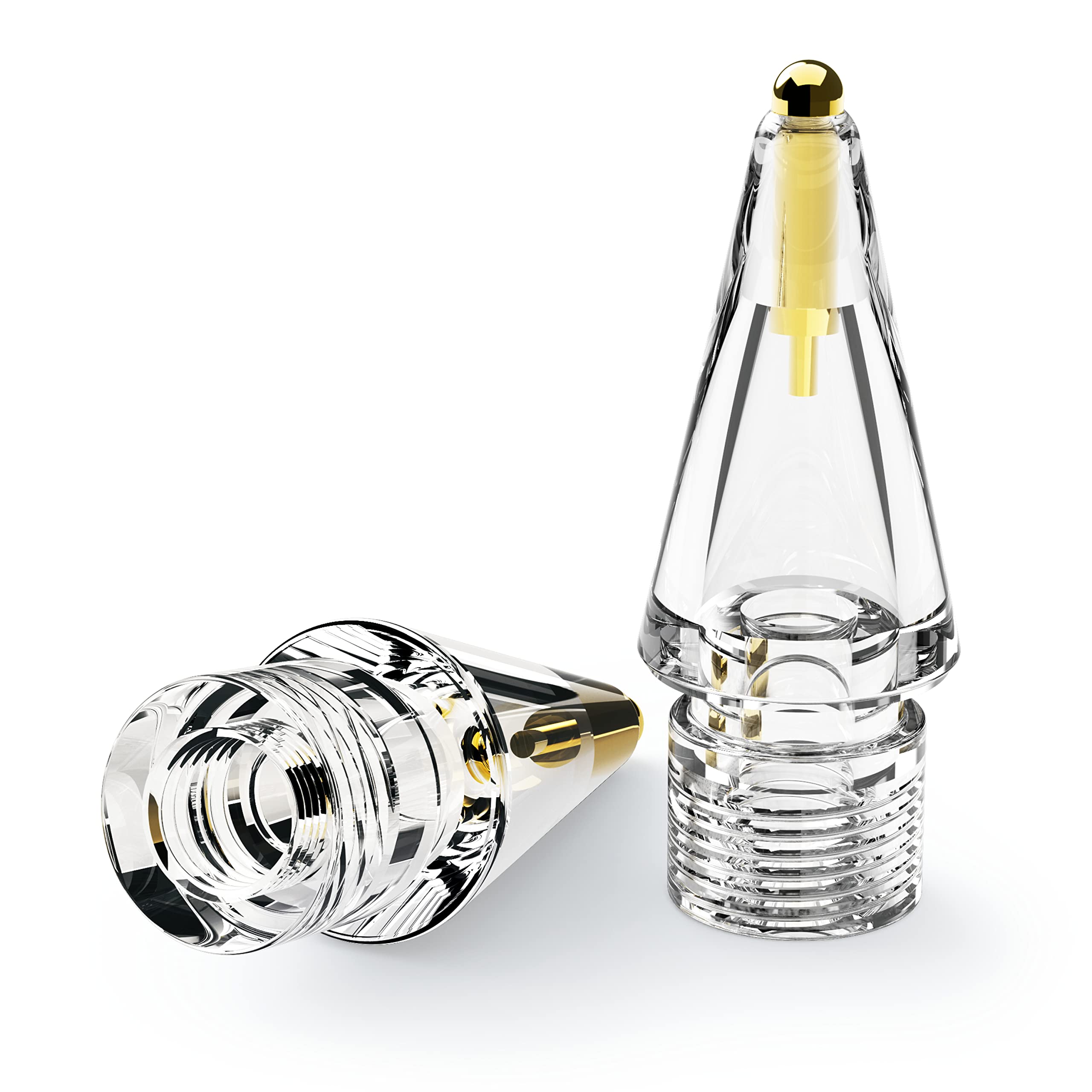 elago Apple Pencil 第2世代 / 第1世代 対応 ペン先 替え芯 2個 入 クリア ボールペン タイプ 金属 書..