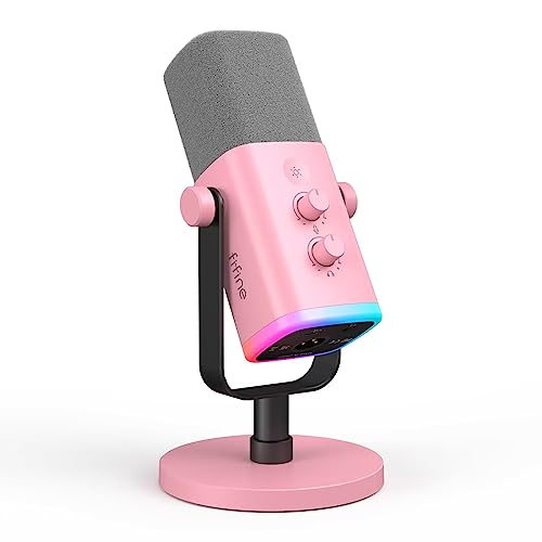 FIFINE AmpliGame USB/XLRスタンドアロンマイク テレワーク ストリーマー ゲーマー コンテンツクリエイ..