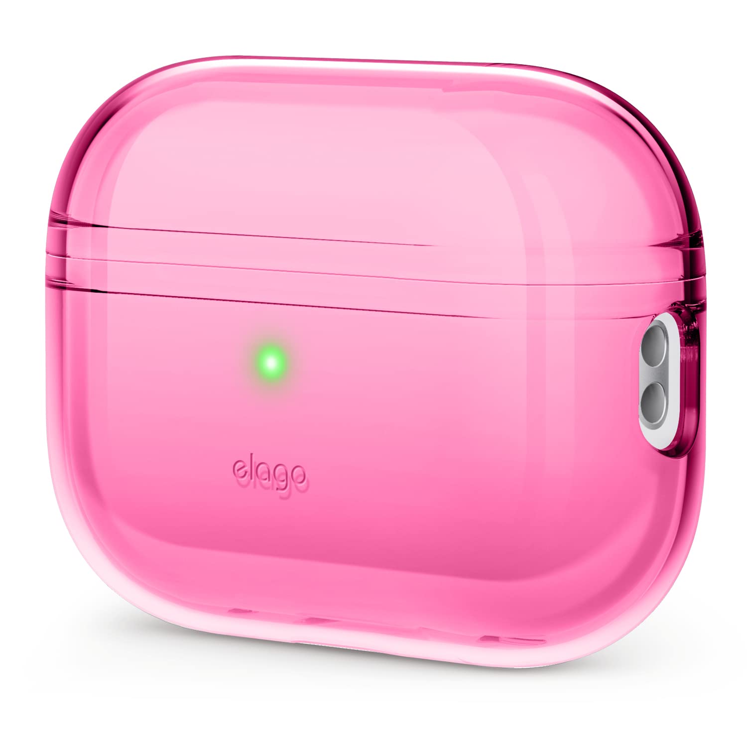 elago AirPods Pro2 対応 ケース クリア カバー ストラップホール 使用可能 耐衝撃 クリアケース 透明 傷防止 落下防止 保護 アクセサリー [ Apple AirPodsPro2 MQD83