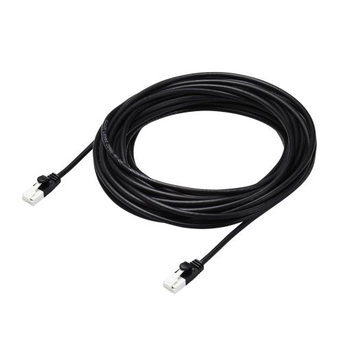 エレコム LANケーブル CAT6A 10m ツメが折れない 爪折れ防止コネクタ やわらか ブラック ECLD-GPAYTBK100