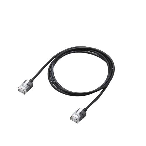 エレコム LANケーブル CAT6A 1m スーパースリム ブラック ECLD-GPASSBK1