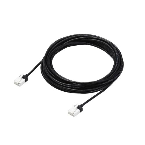 エレコム LANケーブル CAT6A 5m ツメが折れない スーパースリム ブラック ECLD-GPASSTBK50