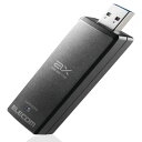 エレコム 無線LANアダプタ Wi-Fi 6E 2402+2402+574 Mbps USB3.0 対応 WDC-XE2402TU3-B(2)