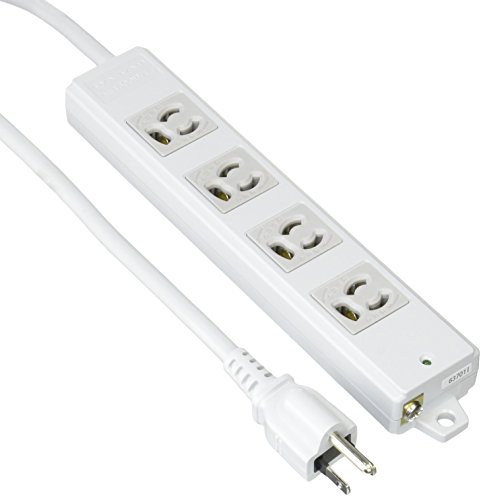 其它 - エレコム 電源タップ 抜け止め コンセント 4個口 3Pプラグ マグネット付き 3m グレー T-WRM3430LG/RS