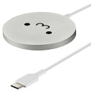 エレコム Qi2 ワイヤレス充電器 15W マグネット 正規認証品 卓上 iPhone 15/14/13 シリーズに対応 しろちゃん W-MA04WF