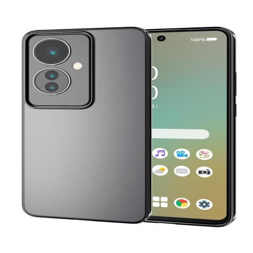 エレコム OPPO Reno11 A ケース カバー 透明 耐衝撃 衝撃吸収 ハイブリッド TPU メタリックフレーム カメラ保護 エアークッション メタリックブラック PM-O241UCTMKBK