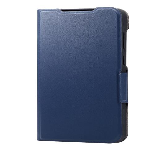 エレコム Galaxy A55 5G SC-53E ケース カバー 手帳型 レザー 薄型 TPU 耐衝撃 衝撃吸収 マグネット ネイビー PM-G243PLFUNV