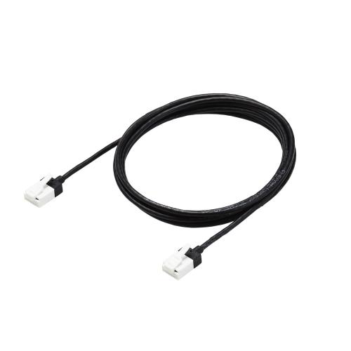エレコム LANケーブル CAT6A 2m ツメが折れない スーパースリム ブラック ECLD-GPASSTBK20
