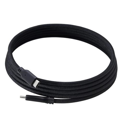 Rakuten - エレコム USB Type C ケーブル 2m PD対応 100W / 5A マグネット メッシュケーブル 断線しにくい やわらか ブラック MPA-CC5PMG20BK