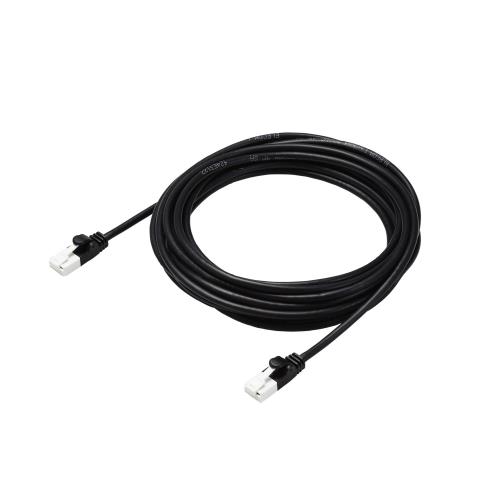エレコム LANケーブル CAT6A 5m ツメが折れない 爪折れ防止コネクタ やわらか ブラック ECLD-GPAYTBK50
