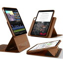 ESR iPad Air 13インチ ケース M2 2024専用 取外し可能なマグネットカバー付き回転式ケース 縦向き/横向きスタンド 9段階の角度調節可能 Pencil Pro/USB-C完全対応 Shiftシリーズ ブラウン(2)