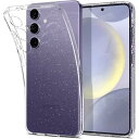 Spigen Galaxy S24 ケース クリア TPU SC-51E | SCG25 ソフトケース キラキラ ラメ入り 米軍MIL規格取得 黄ばみ無し 傷防止 レンズ保護 薄型 軽量 リキッド・クリスタル グリッター ACS07345 (クリスタル・クオーツ)