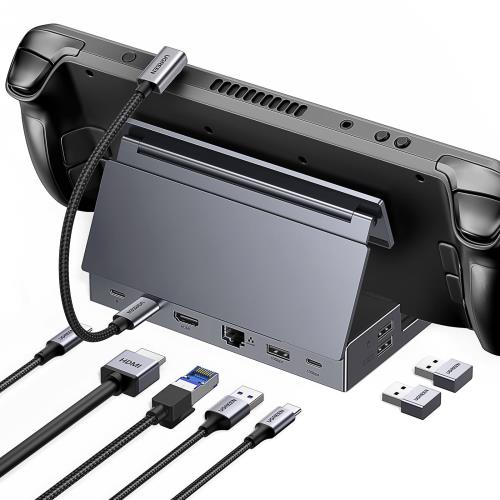 UGREEN Steam deck/Switch/Rog Ally/Legion GoTVɥå 9-IN-1 USB-Cϥ ɥå...