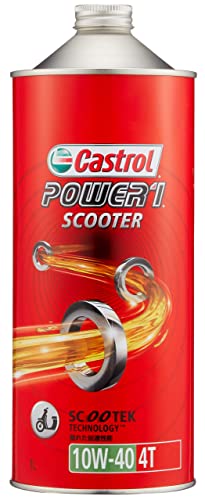 ȥ(Castrol) 󥸥󥪥 POWER1 SCOOTER 4T 10W-40 1L ؼ4륨󥸥ʬ...