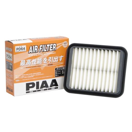 PIAA エアーフィルター (エアフィルター) 1個入 [ダイハツ車用] ミラ・ミラジーノ・ネイキッド_他 PD64