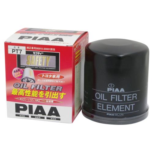 PIAA オイルフィルター オイルエレメント 《当社独自開発のスモールワイドプリーツ採用》 1個入 [トヨタ車用] チェイサー・ハイラックス・レジアス_他 PT7