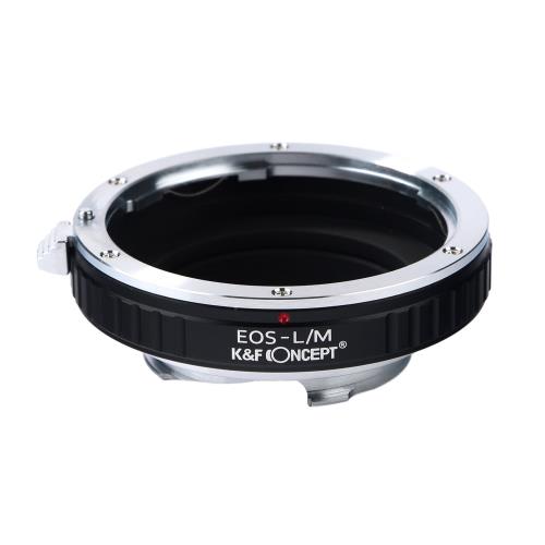 K&F Concept マウントアダプター EOS-L/M レンズ変換アダプター Canon EF/EF-S マウントレンズ→ ライカ Leica Mカメラボディー対応 efマウント ライカmマウント 変換 レンズアダプターリング メーカー直営店