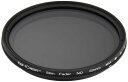 K&F Concept バリアブル NDフィルター 可変式ND 減光範囲ND2~ND400 薄枠設計 (国内正規品) (62mm, 可変式ND)