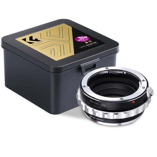 K&F Concept マウントアダプター PK/DA-FX ペンタックスKマウント/DAシリーズレンズ - 富士フィルムXマ..