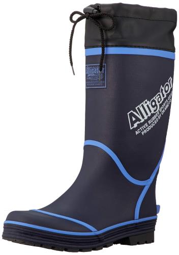 [オカモト] アリゲーター 作業靴 長靴 レインブーツ カバー付き 速乾吸汗裏布 メンズ ネイビー 25.0cm RMM-7803 25.0 cm
