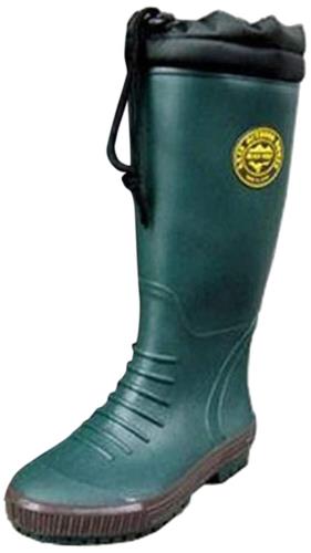 [オカモト] ブラックウルフ M-005 足首がフィットする耐油底長靴 メンズ グリーン 24.5 cm