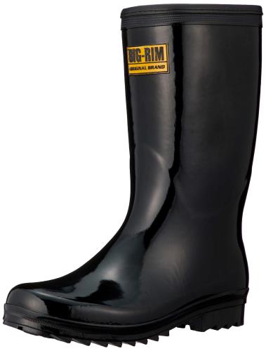 [オカモト] ビッグリム KH-010 艶有り紳士長靴 メンズ ブラック 24.5 cm 2E