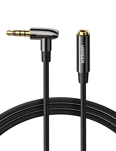 UGREEN 3.5mm ǥĹ֥ 4TRRS ۥ Ĺ 3.5mm Ĺ 4 ʥԤ  AUX iP...