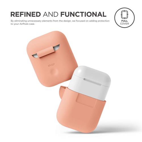 elago AirPods 対応 ケース シリコン 製 シンプル 保護 カバー 耐衝撃 傷防止 保護...