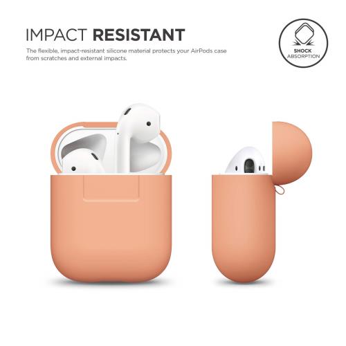elago AirPods 対応 ケース シリコン 製 シンプル 保護 カバー 耐衝撃 傷防止 保護...