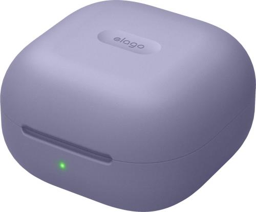 elago Galaxy Buds2 Pro/Buds 2 / Buds Pro/Buds Live/FE 対応 ケース シリコン 耐衝撃 薄型 ケースカバー 衝撃 吸収 傷防止 保護 スリム ソフト カバー [ ギャラクシーバッズ 2 / プロ/ライブ 他 ] SILICONE CASE ラベンダーグレー