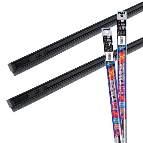 PIAA ワイパー替えゴム車種専用セット スーパーグラファイト 天然ゴム仕様 2本入 (650mm + 300mm) 日産 ノート 他 AMRRG010