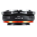 KF Concept マウントアダプター FDマウント Eマウント Canon FDレンズ- ソニーNEXカメラ 対応 PRO 艶消し仕上げ 反射防止 無限遠実現 M13105 メーカー直営店