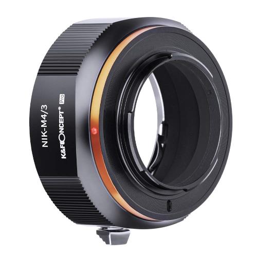 KF Concept �ޥ���ȥ����ץ��� �˥��� F�ޥ���� �ޥ������ե��������� �ޥ���� NIK-M4/3 �Ѵ� Nikon�б� AI��� - Micro 4/3 �ޥ�����Ѵ������ץ��� PRO ��ä��ž夲 ȿ���ɻ� ̵�±�¸� �᡼����ľ��Ź