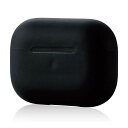 エレコム AirPods Pro ケース シリコンケース 2019年10月発売モデル コネクタキャップ付 ブラック AVA-AP2SC2BK