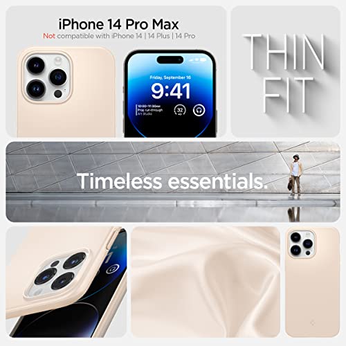 Spigen iPhone14ProMax ケース 2重構造 PC素材 さらさら 米軍MIL規格取得 超極薄 ...