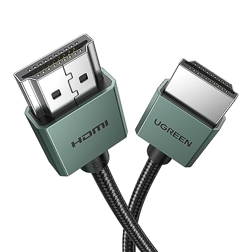 UGREEN hdmi ケーブル 10K 8K 極細 hdmi 2.1 ケーブル スリム 3m 超高速 48Gbps 8K@60Hz 4K@120Hz Dyna..